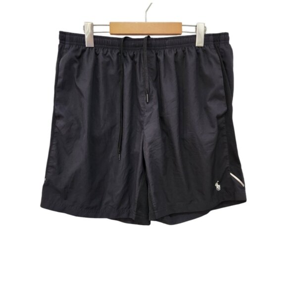Polo Ralph Lauren Performance Lined Shorts Size XXL Black Stretch Zip Pocket - Picture 1 of 12